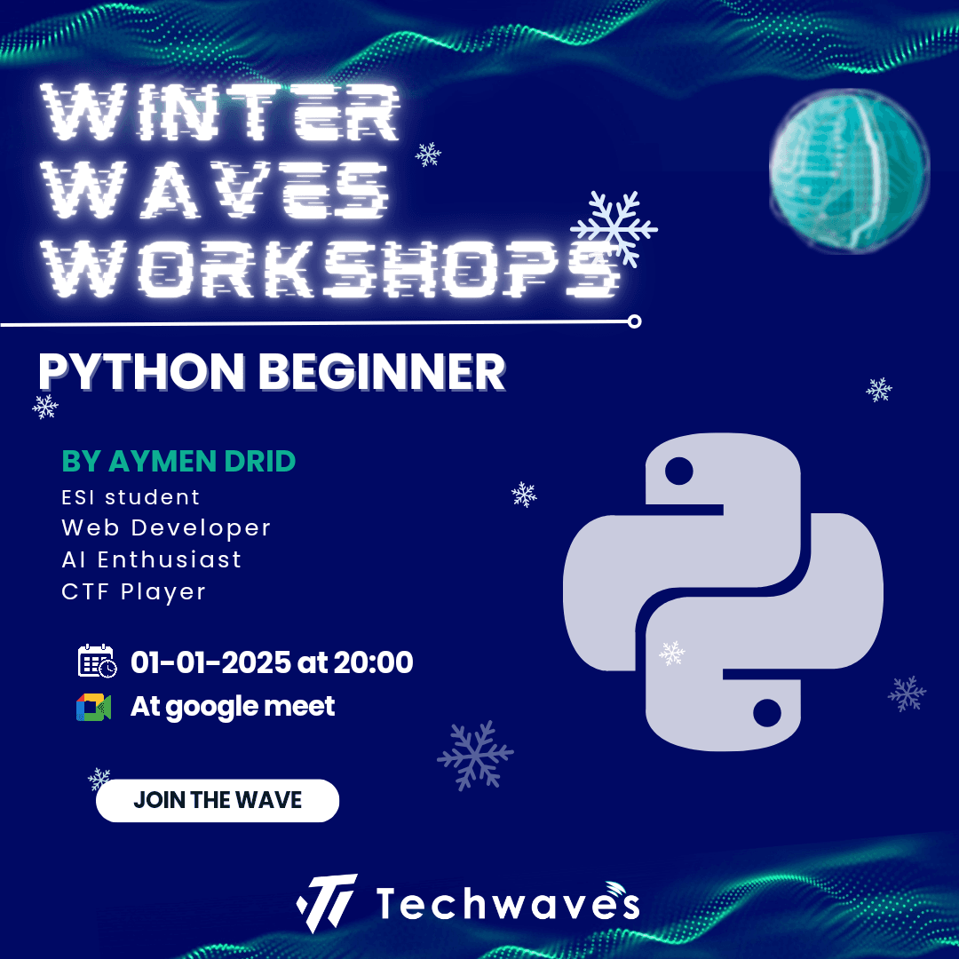 Winter Waves Workshops: Python Beginner